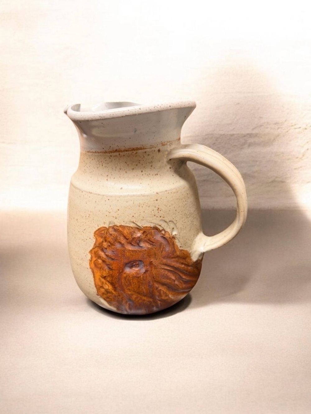 vintage studio art pottery pitcher